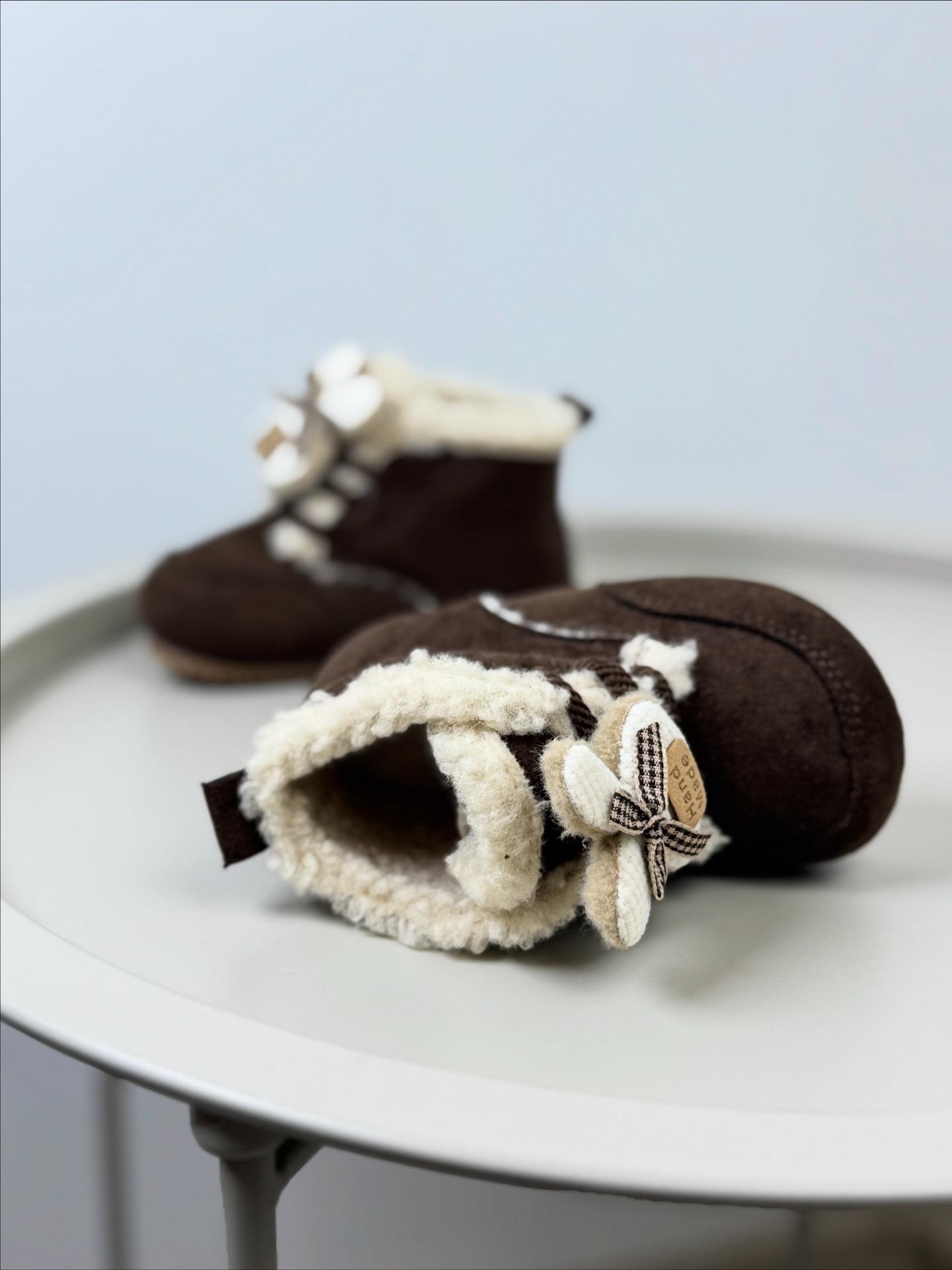 Ботинки детские зимние 1668 р. 28 Коричневый (30569270) - фото 4 Ботинки детские зимние 1668 р. 28 Коричневый (30569270) - фото 4