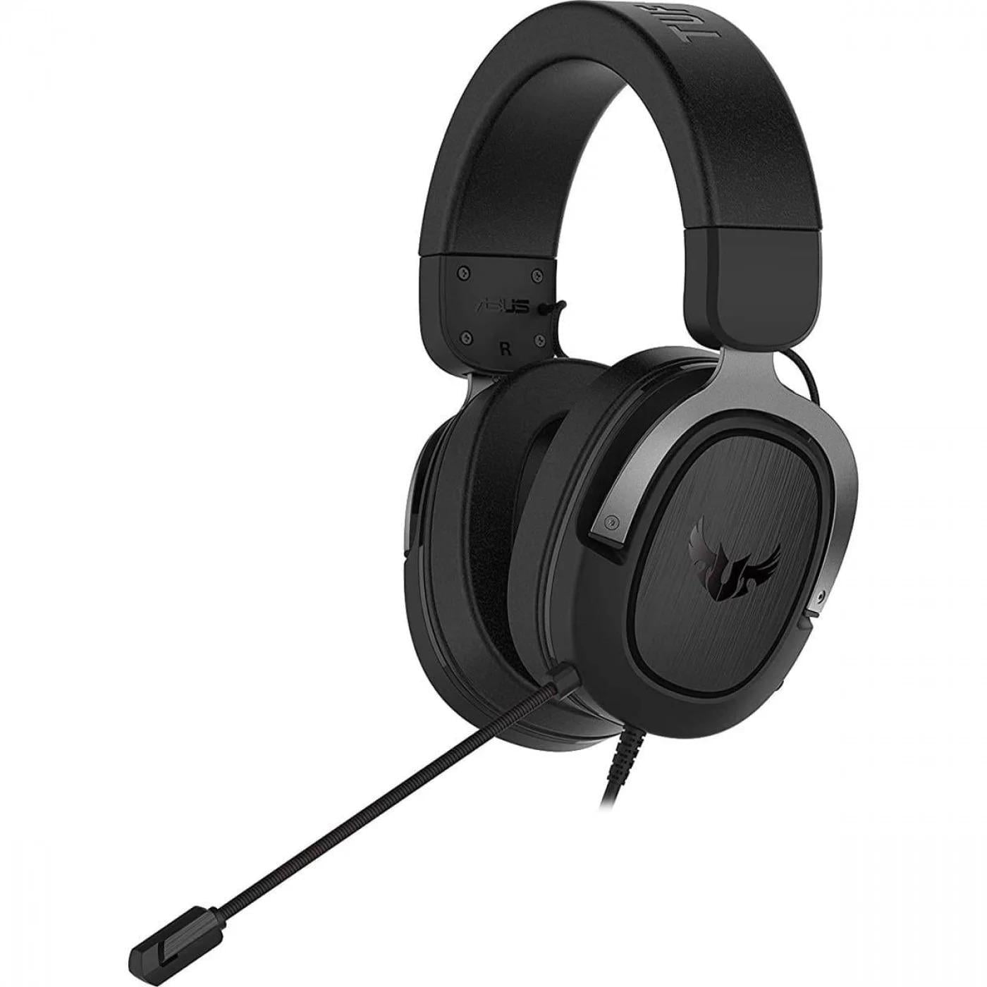 Гарнітура Asus TUF Gaming H3 провідна з підключенням 3,5 мм кабель 2,8 м Чорний (624992)