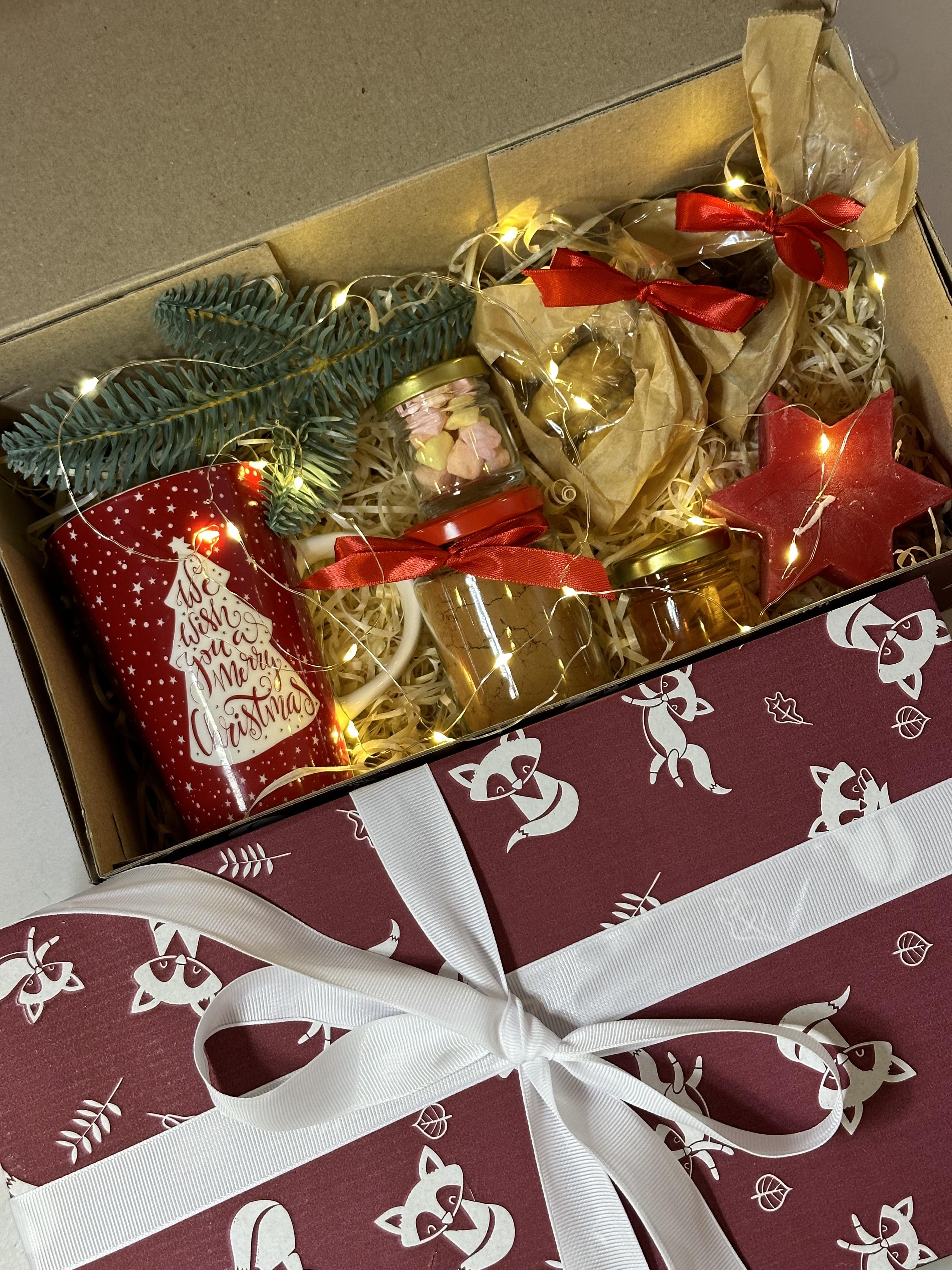 Набір новорічний з какао/маршмеллоу та смаколиками (13529426) - фото 9 Набір новорічний з какао/маршмеллоу та смаколиками (13529426) - фото 9