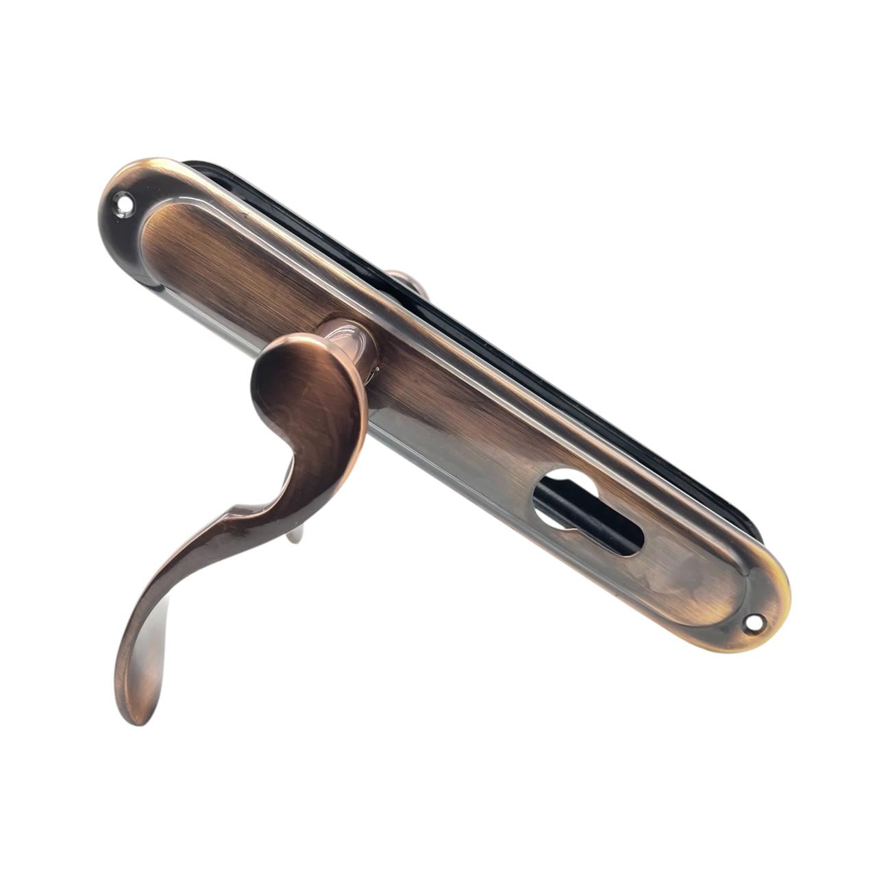 Дверные ручки межкомнатные Ozen Kirlangiç Bakir Antik Yale 72 мм (310085)