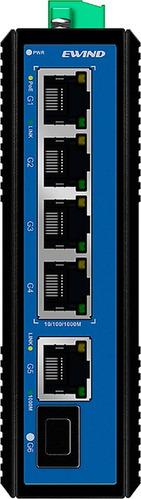 Комутатор некерований PoE Ewind EW-PIS1806F-4GE 6 портів гігабітний компактний світч із підтримкою SFP Чорний (99-00022226) - фото 2 Комутатор некерований PoE Ewind EW-PIS1806F-4GE 6 портів гігабітний компактний світч із підтримкою SFP Чорний (99-00022226) - фото 2