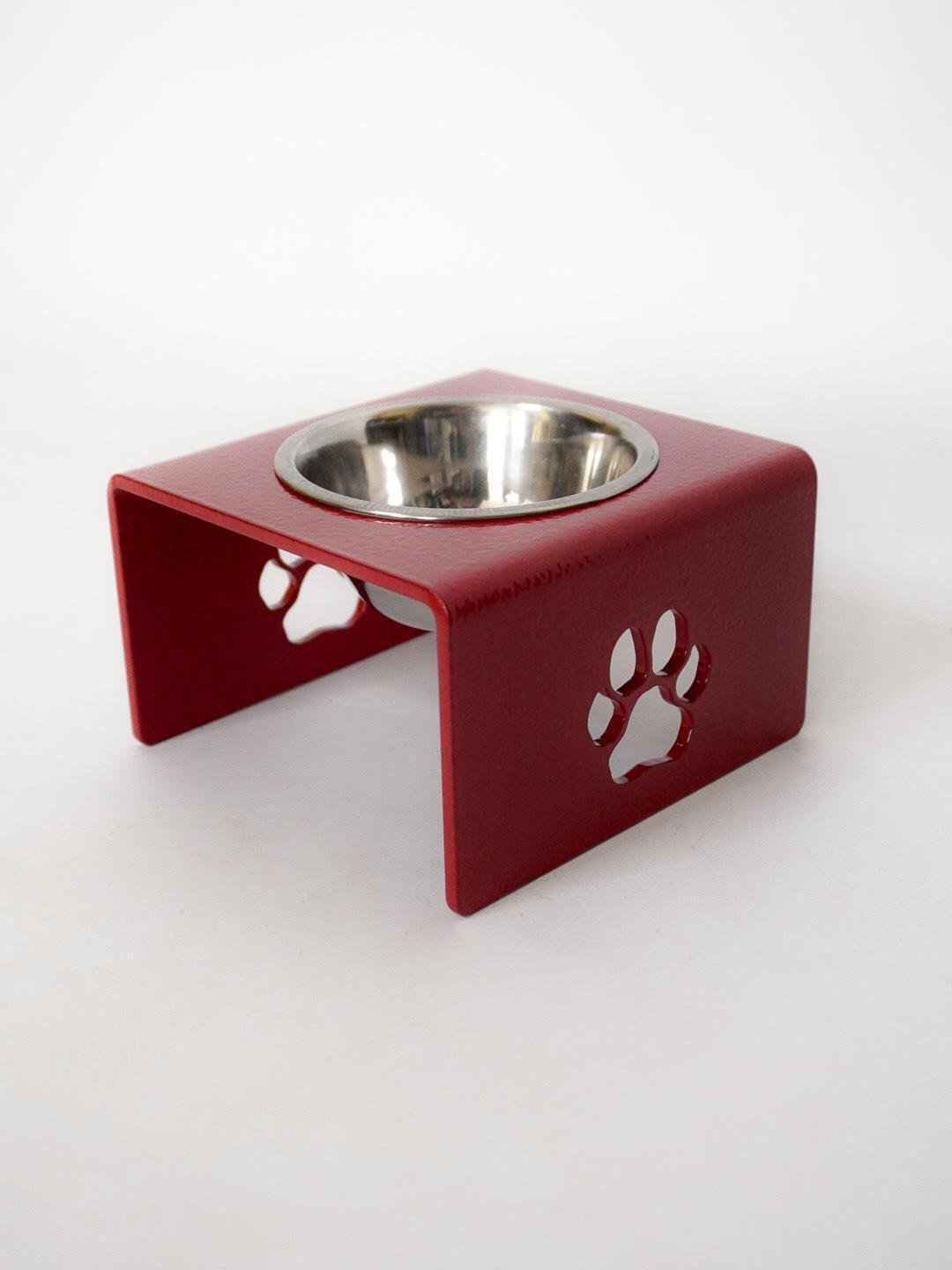 Кормушка My joy для кошек на 1 миску металл 80 мм 0,2 л Рубиновый (1024576к) - фото 1 Кормушка My joy для кошек на 1 миску металл 80 мм 0,2 л Рубиновый (1024576к) - фото 1