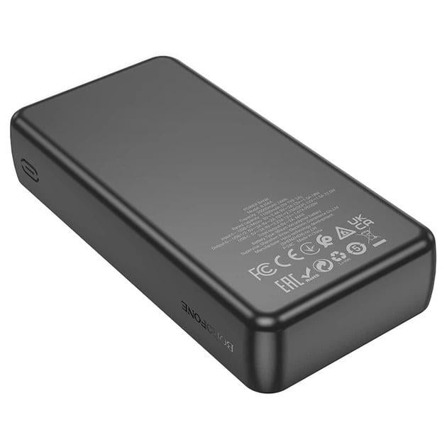 Повербанк Borofone 20000 mAh/22,5 W/USB/Type-C micro-USB Чорний (J56A)