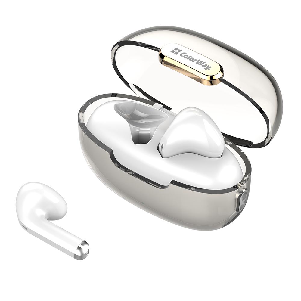 Навушники СolorWay Slim TWS-2 Earbuds White (CW-TWS2WT) - фото 11