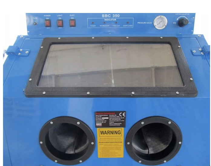 Камера пескоструйная Bass Polska 4266 350 л 8,5 бар 400-700 л/мин - фото 13