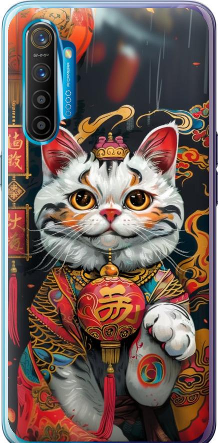 Чехол на Realme XT China Cat v2 (6135u-1868-42517) Чехол на Realme XT China Cat v2 (6135u-1868-42517)