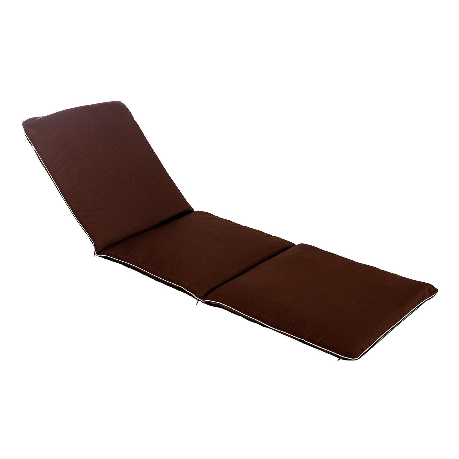 Матрас для шезлонга Ost-Fran TRIO тексилк 189x58x5 см Темно-коричневый 2230 (3898) - фото 1