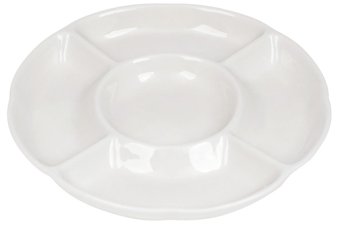 Менажница фарфоровая BonaDi Рулетка 20 см 4 шт. (988-272) Менажница фарфоровая BonaDi Рулетка 20 см 4 шт. (988-272)