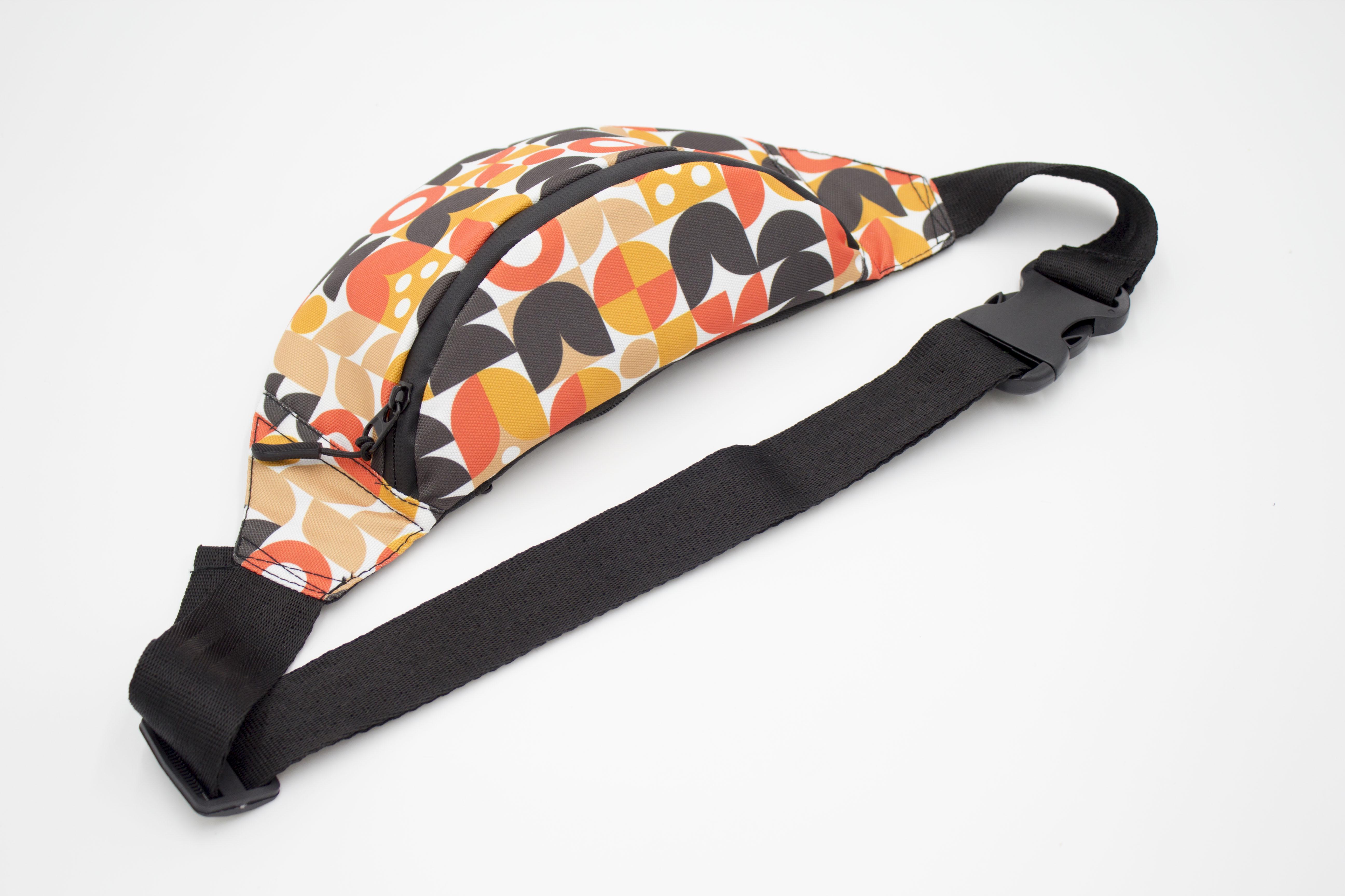 Сумка бананка Квіти Скандинавія (BK-004) - фото 6 Сумка бананка Квіти Скандинавія (BK-004) - фото 6