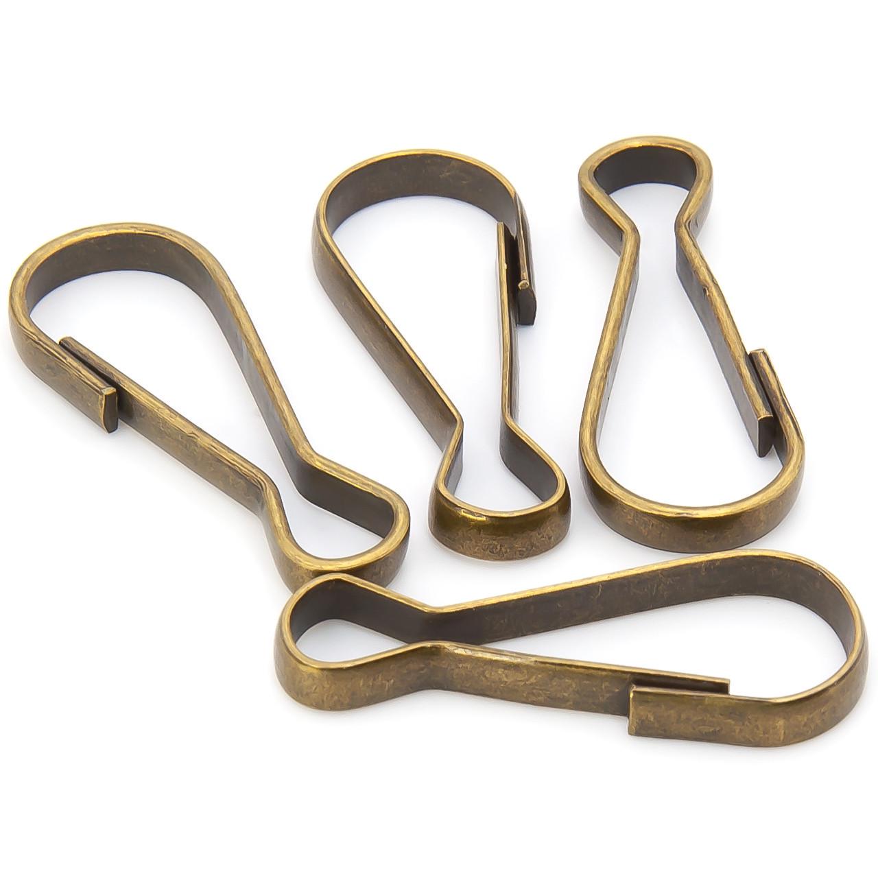 Карабин Восьмерка 32х13х3 мм 20 шт. Бронзовый (КК0032м89)