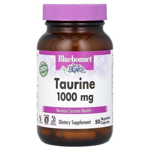 Таурин Bluebonnet Taurine 1,000 мг 50 Capsules (BLB-00087)