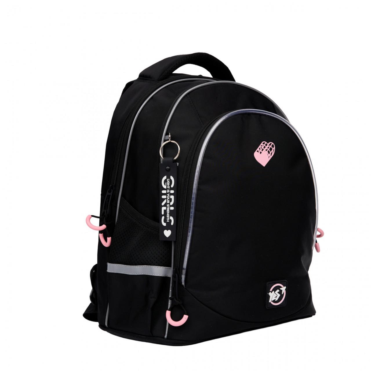 Рюкзак шкільний ортопедичний YES Pink Heart TS-52 (550037)