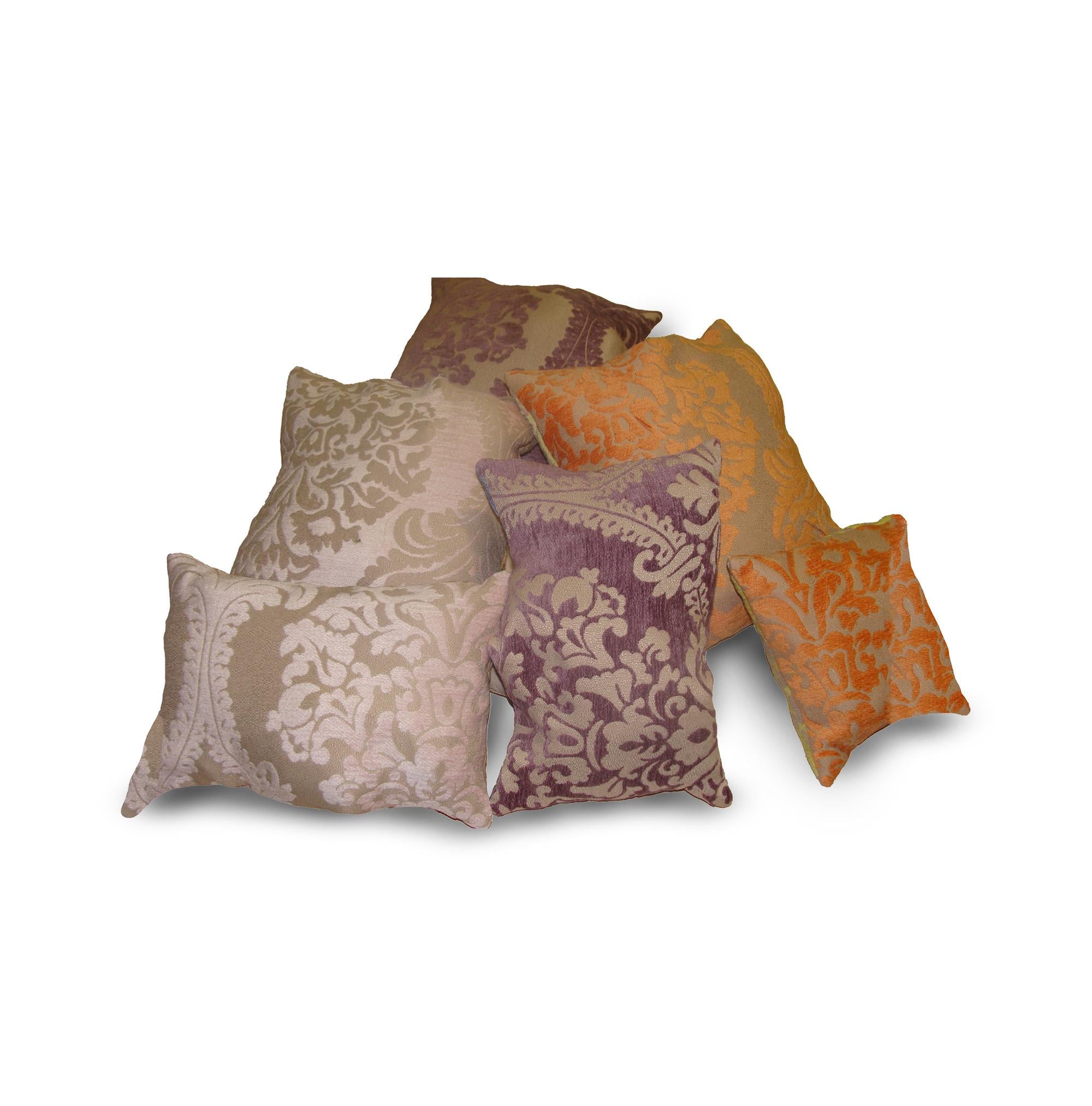Комплект декоративных подушек Firanka Damask 30х30 см 3 шт. 30х20 см 3 шт. Разноцветный (п_0278)
