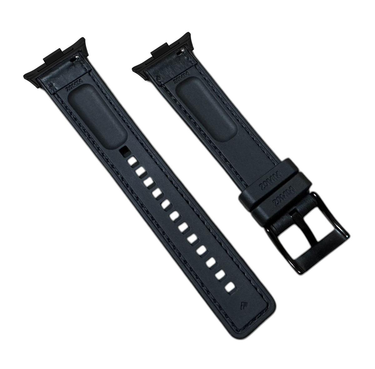 Ремешок Primolux Leather Silicone для смарт-часов Xiaomi Redmi Watch 4/Xiaomi Smart Band 8 Pro Black (2702726277) - фото 4 Ремешок Primolux Leather Silicone для смарт-часов Xiaomi Redmi Watch 4/Xiaomi Smart Band 8 Pro Black (2702726277) - фото 4