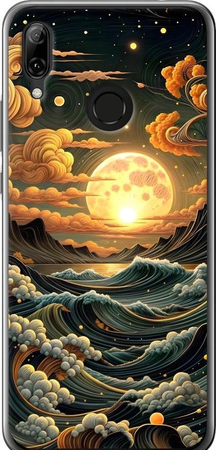 Чехол на Huawei Nova 3 Арт волны (6332u-1535-42517)