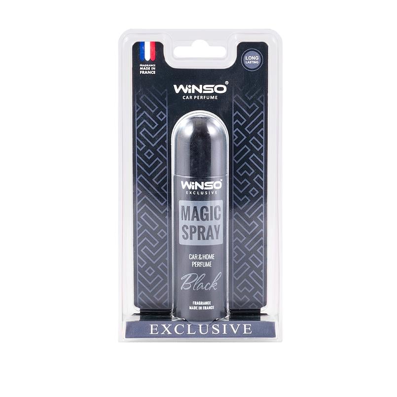 Ароматизатор Winso Magic Spray Exclusive Black, 30мл 534032 в виде спрея