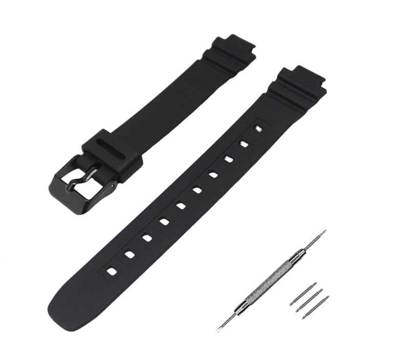 Ремінець для Casio G-Shock LA-20WH Black BK (4184)