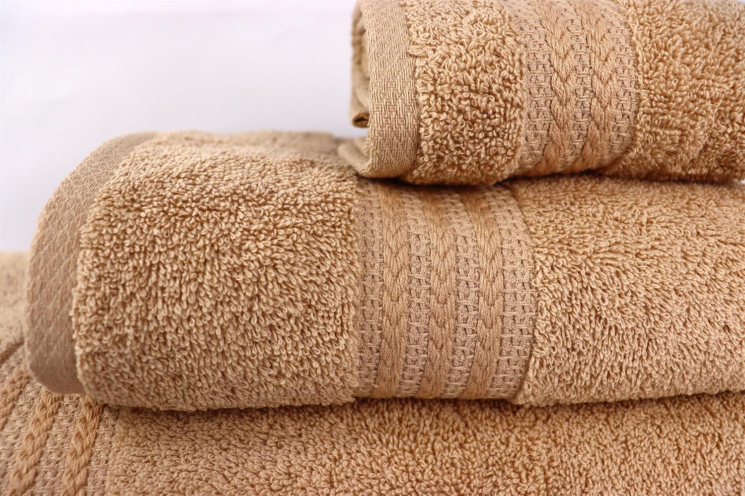 Набір рушників Rainbow Beg 3 шт. 500г/м2 Бежевий - фото 7 Набір рушників Rainbow Beg 3 шт. 500г/м2 Бежевий - фото 7