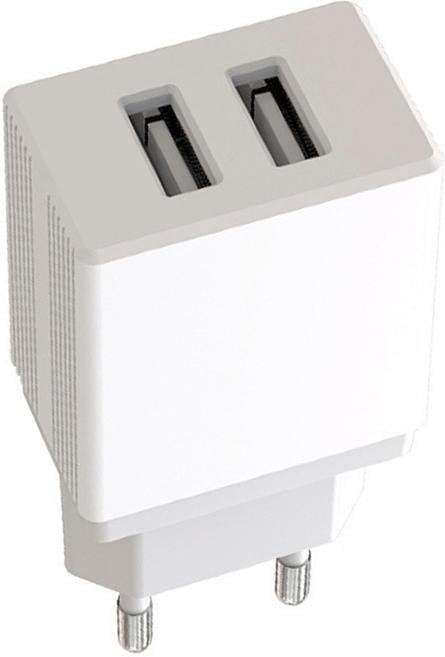 Устройство зарядное Xo L75 2 USB 2,4A кабель Lightning (26045)