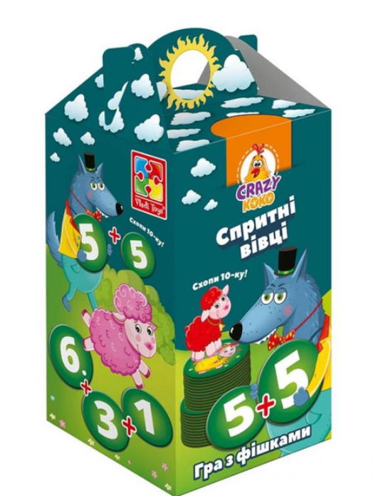 Настільна гра Vladi Toys Швидкі вівці Хапай десятку (VT8033-03) Настільна гра Vladi Toys Швидкі вівці Хапай десятку (VT8033-03)