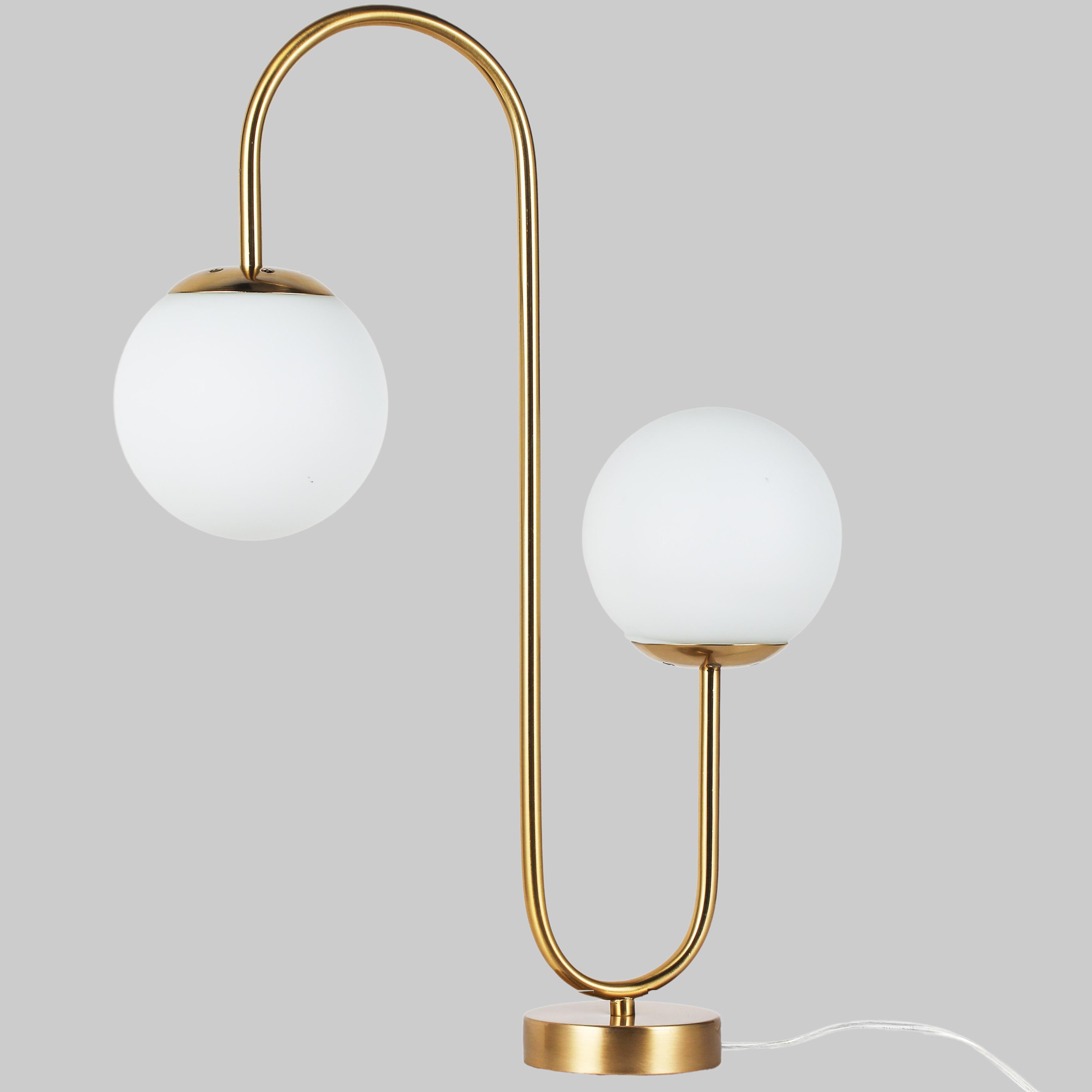 Лампа настільна/приліжкова Бронзовий (84-1027-2 BK+WH)