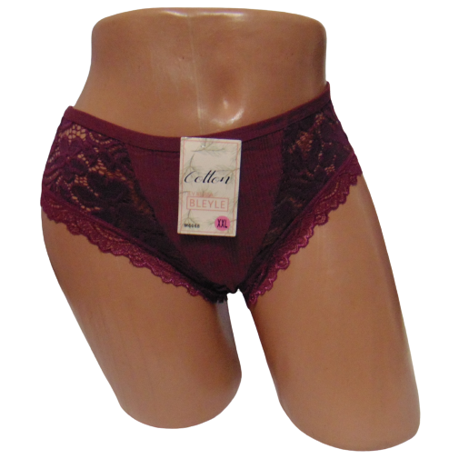 Женские трусики в рубчик Bleyle 6068 2XL Сливовый (1764289559) Женские трусики в рубчик Bleyle 6068 2XL Сливовый (1764289559)