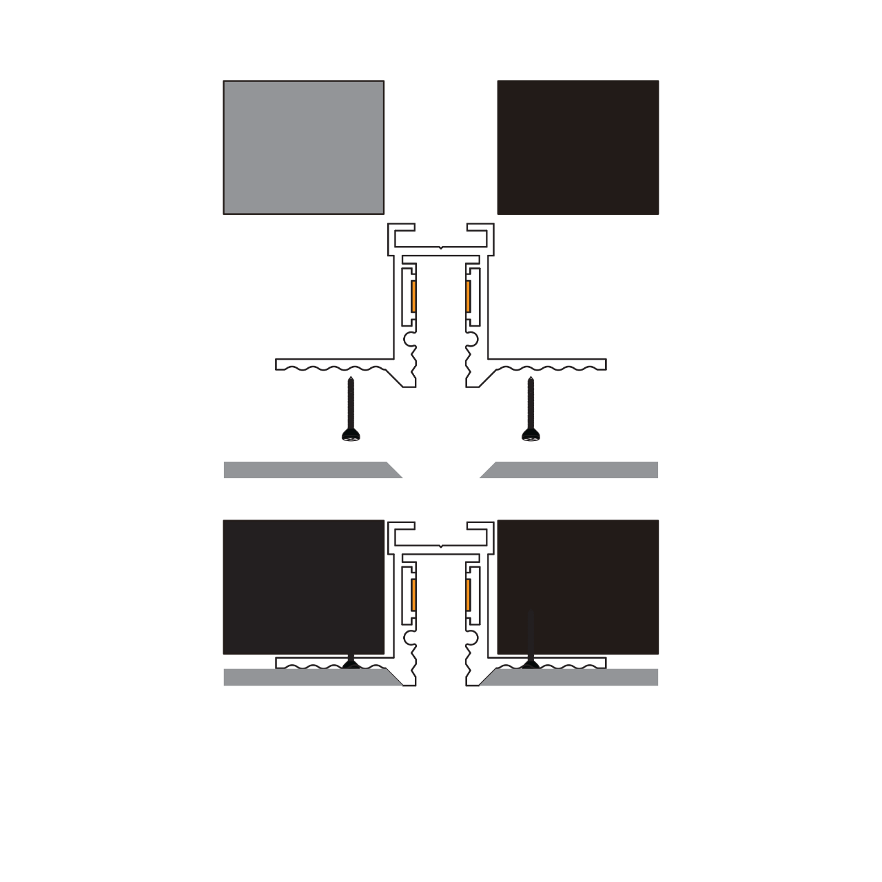Шинопровод магнитный трековый MERALLI 24V встроенный 2 м Черный (TRSHVB200) - фото 2 Шинопровод магнитный трековый MERALLI 24V встроенный 2 м Черный (TRSHVB200) - фото 2