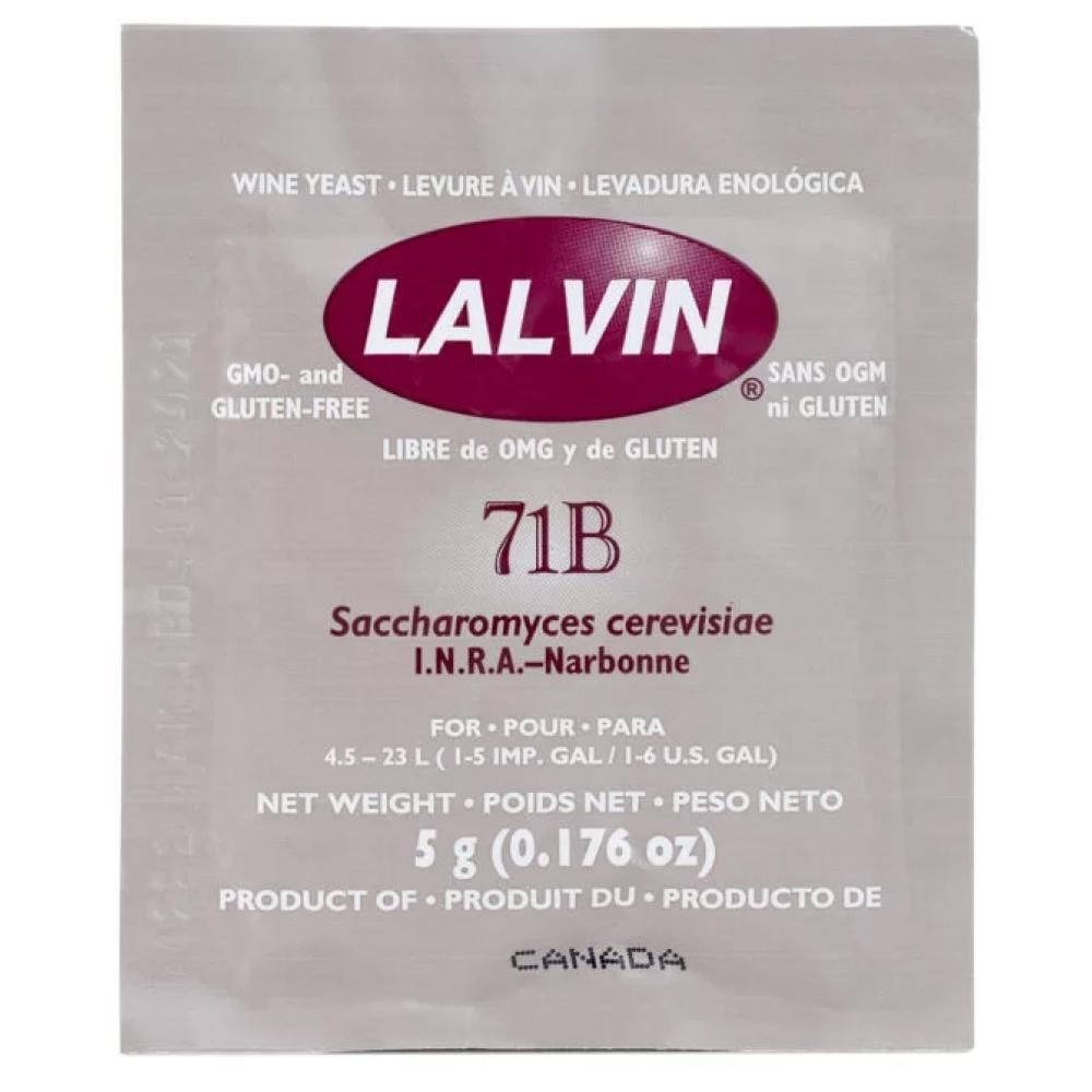Дрожжи винные Lalvin Noveau 71B 5 г (26606784)