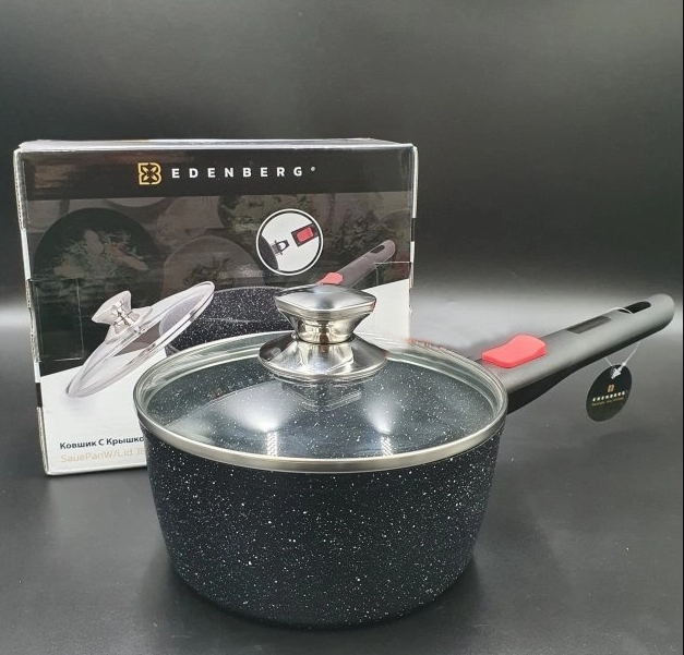 Сотейник Edenberg з гранітним покриттям знімна ручка 20 см 2,5 л (EB-17000) - фото 4
