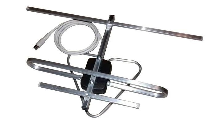 Антенна для Т2 с усилителем A-sus и ТВ-кабелем