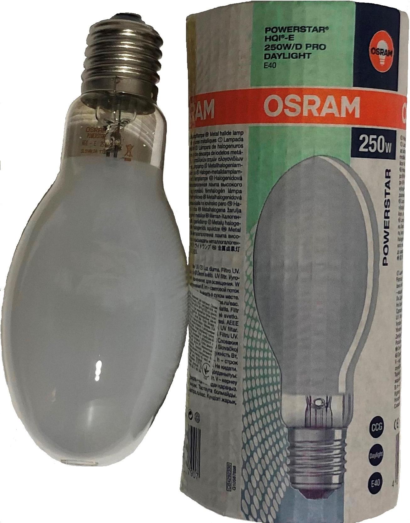 Лампа металогалогенна Osram POWERSTAR HQI-E 250W/D PRO DAYLIGHT E40