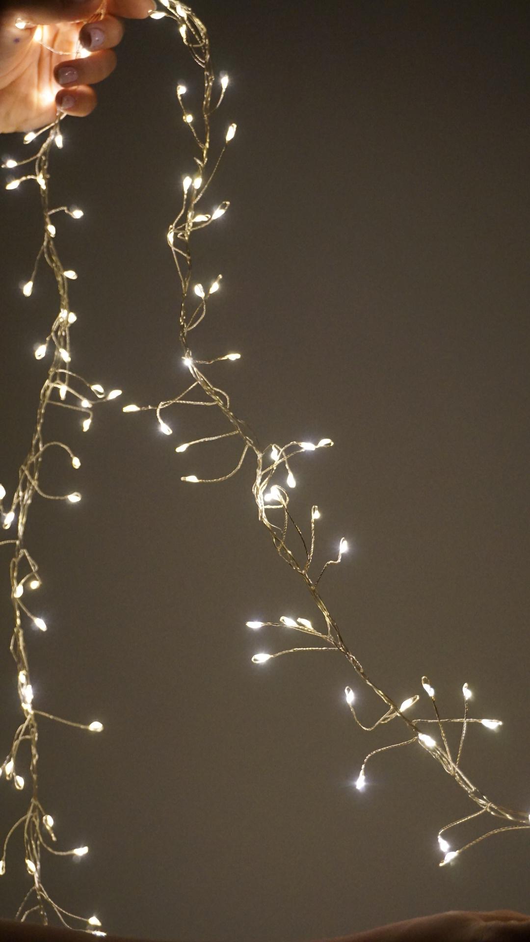 Гірлянда-павутиння Роса Мішура від мережі 6 м (1235) - фото 4