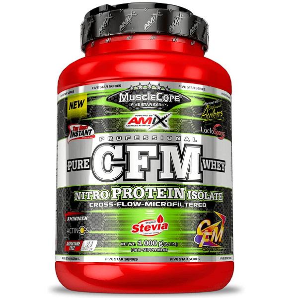 Протеин Amix Nutrition MuscleCore CFM Nitro Protein Isolate Vanilla 1000 g 28 servings