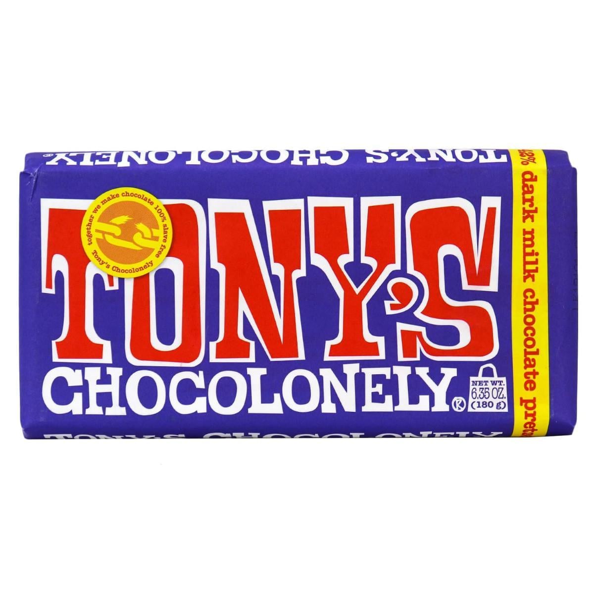 Шоколадка Tony's Chocolonely Pretzel & Toffee Dark Milk 180 г (1709113423)