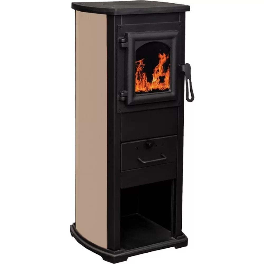 Піч на дровах TST THERMO KLASIK Бежевий (LUX TS-04B BEIGE)