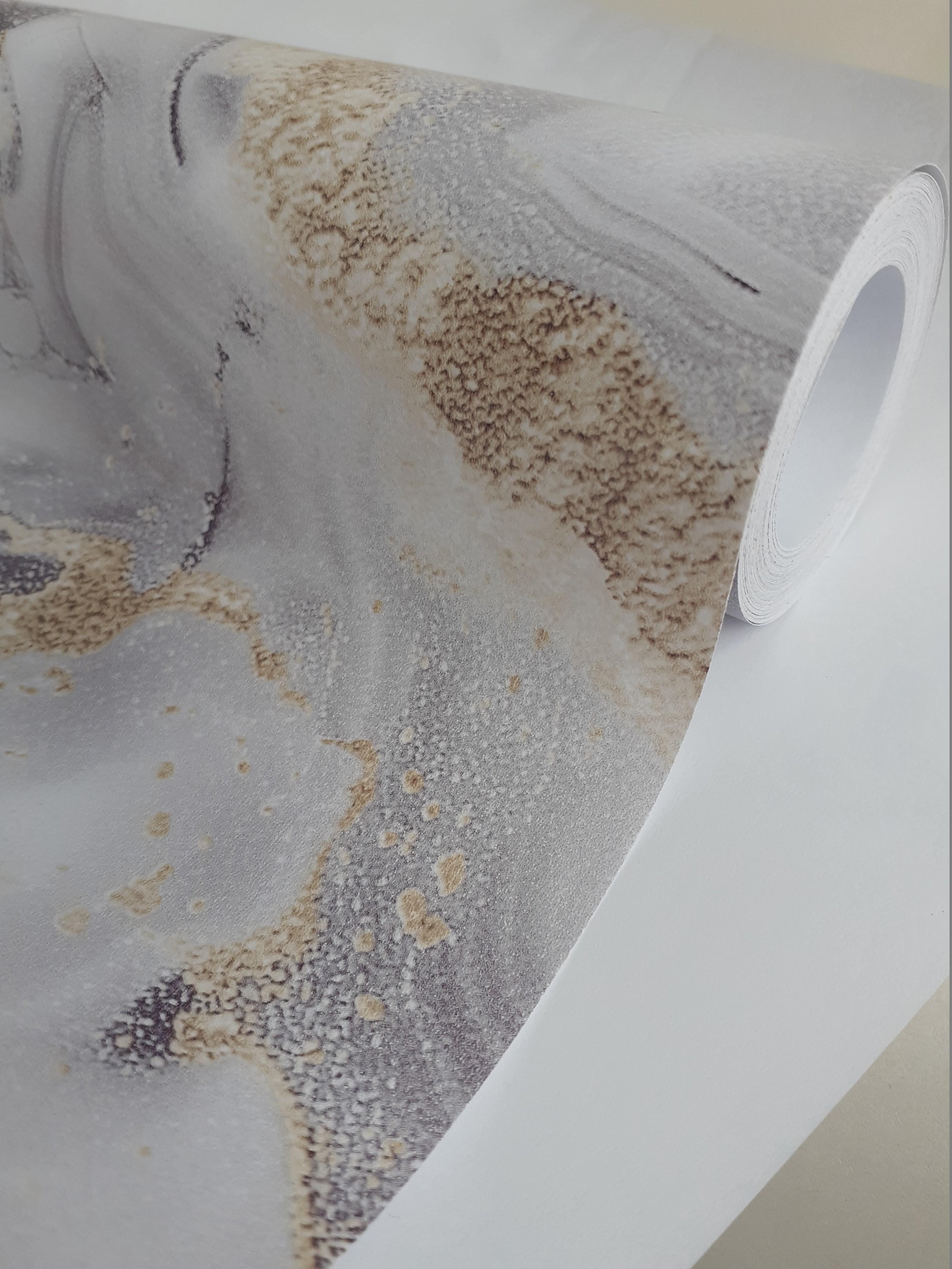 Обои бумажные влагостойкие Континент Виола Светло-серый (2247) - фото 5 Обои бумажные влагостойкие Континент Виола Светло-серый (2247) - фото 5