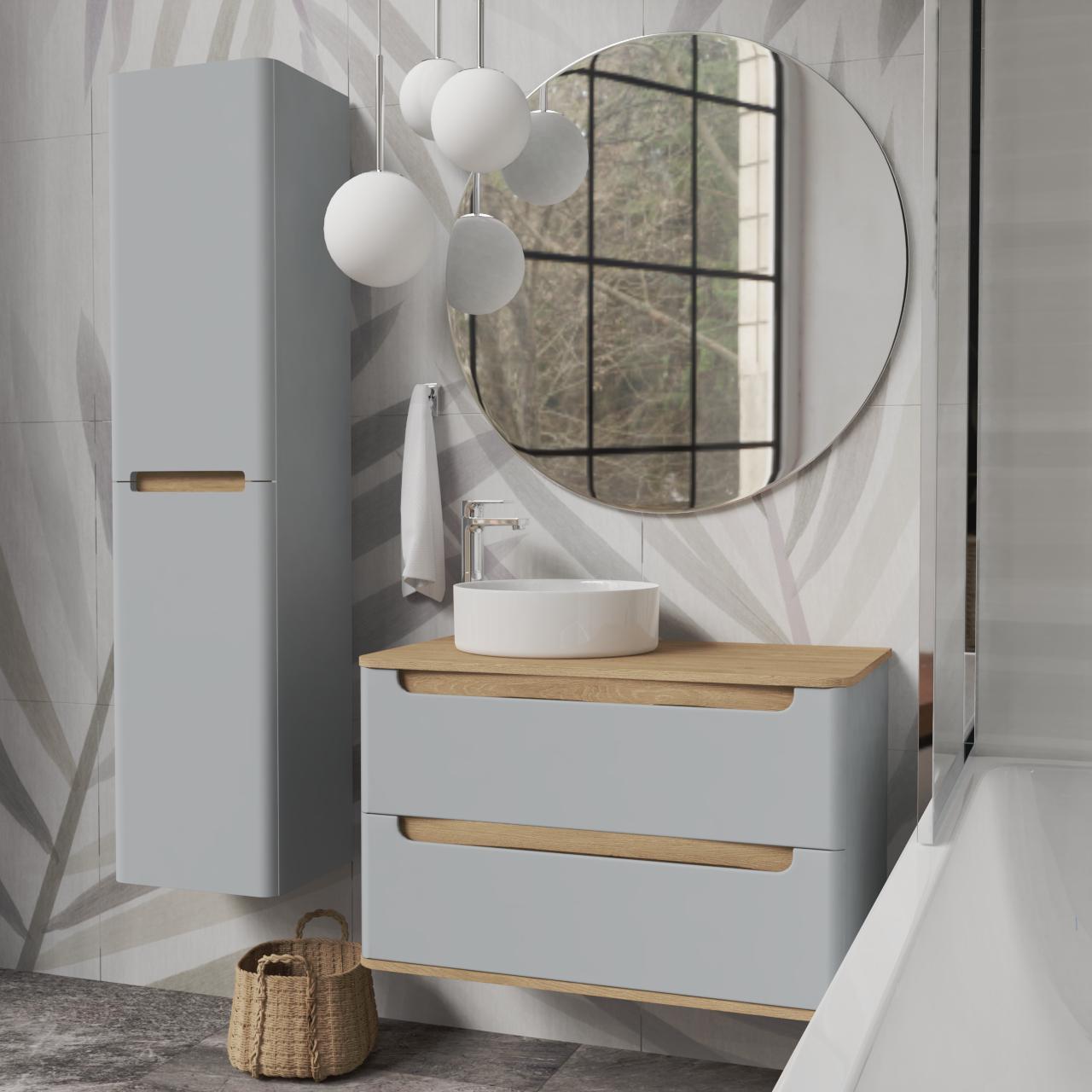 Пенал подвесной MVK Vostok Terra 40 B1 левый эмаль 400х300х1600 мм Серый матовый (tr140lgr) - фото 6 Пенал подвесной MVK Vostok Terra 40 B1 левый эмаль 400х300х1600 мм Серый матовый (tr140lgr) - фото 6