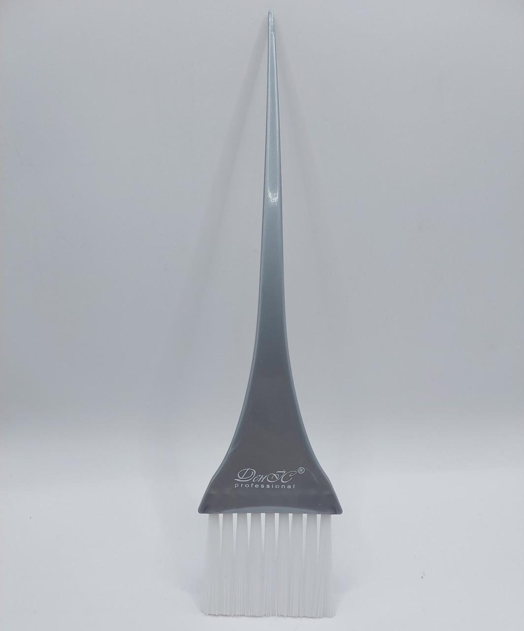 Кисточка для окрашивания волос ДенІС professional с длинной щетиной моноволокно 60 мм Серый (1453071339) - фото 2