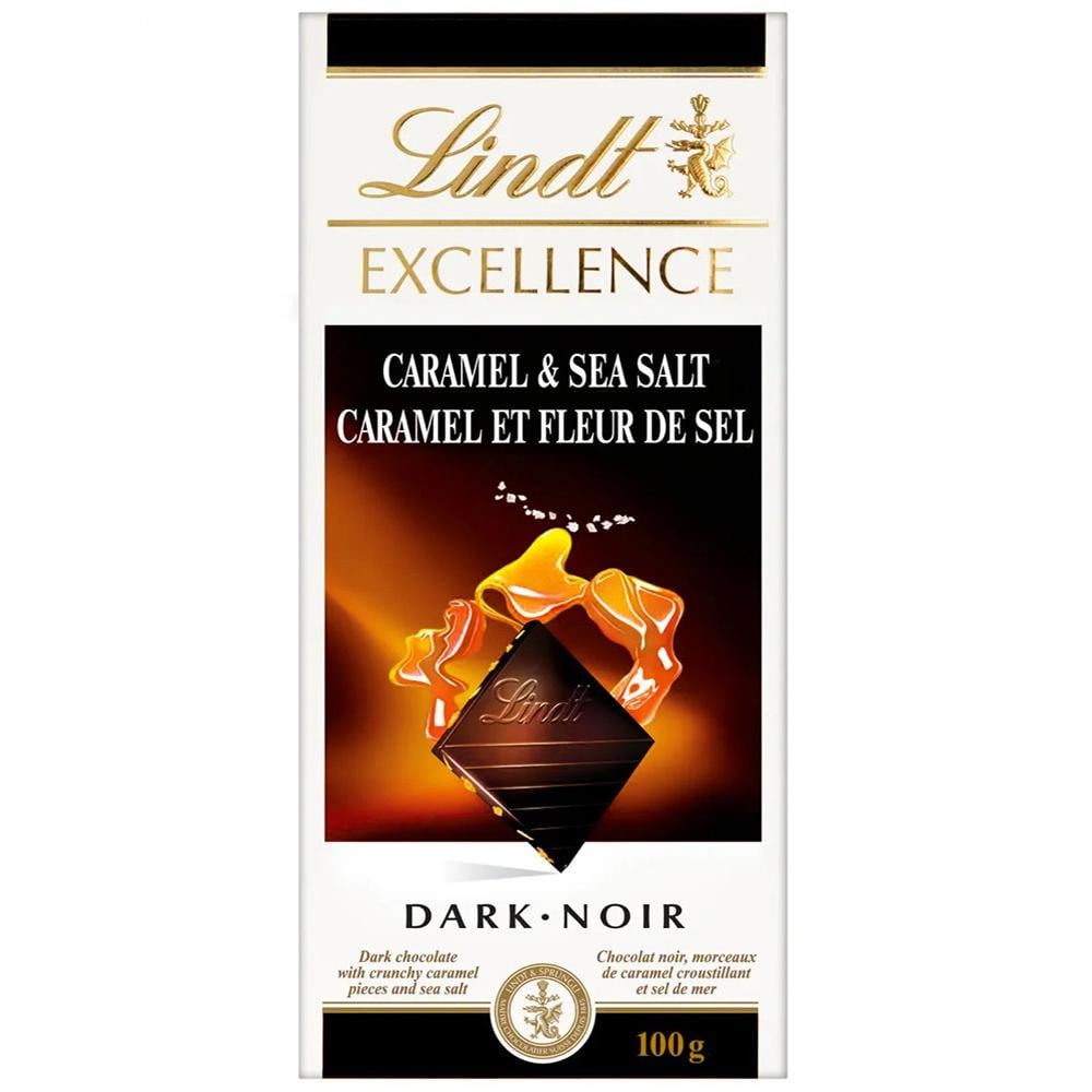 Шоколад Черный Lindt Excellence с карамелью и морской солью 100 г (2180883451)