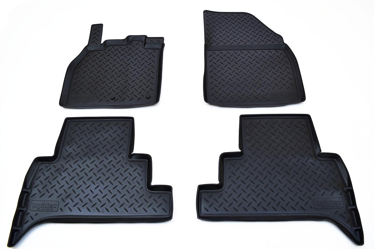 Коврики в салон NorPlast для Renault Scenic 10- полиуретан 4 шт. (NPL-Po-69-63)