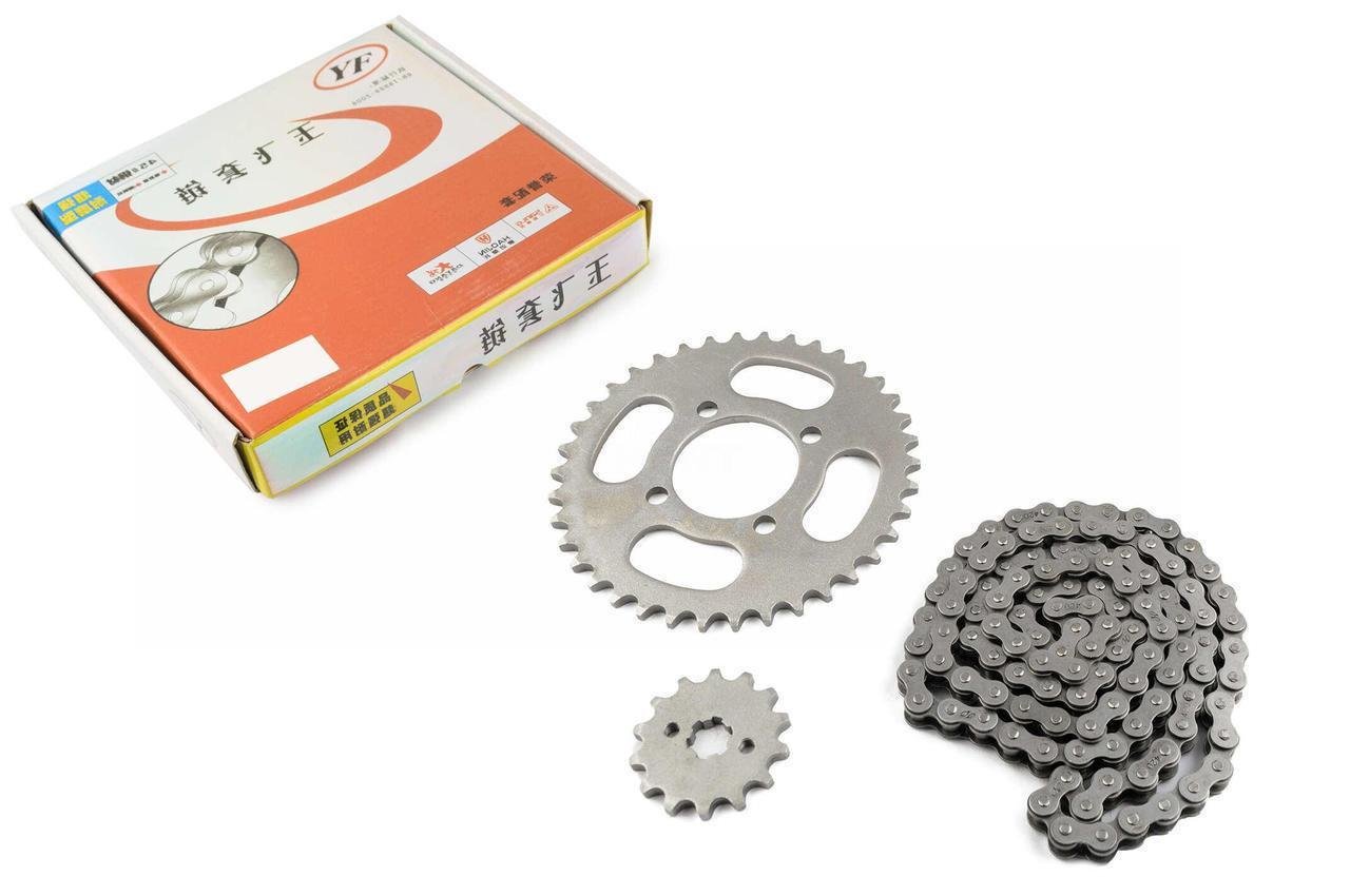 Зірки трансмісії YF mod:best для Delta 420-14T/420-41T та ланцюг 112L (2177165182) Зірки трансмісії YF mod:best для Delta 420-14T/420-41T та ланцюг 112L (2177165182)