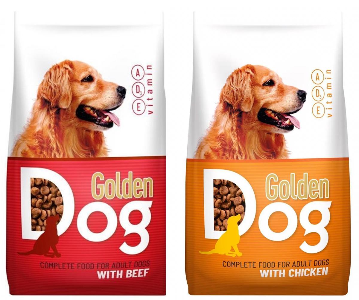 Корм сухий для собак Golden Dog усіх порід Птиця та Яловичина 10 кг 2 шт. (338582902)