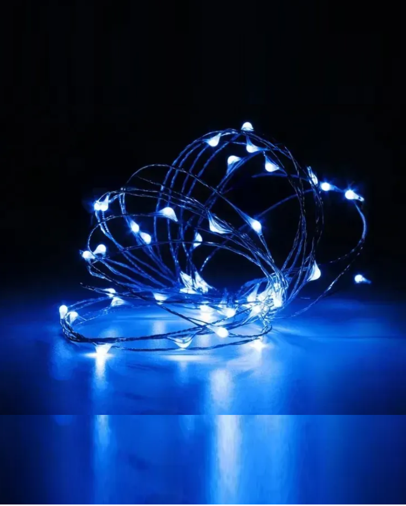 Гирлянда роса на батарейках 3хАА/USB LED 10 м 100 (29016120)