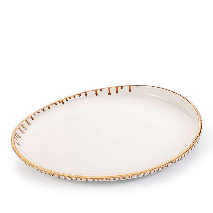 Тарілка овальна Ariane Retro elevated ARTARNC61101007 22,3 см Caramel (2653217)