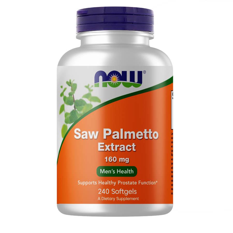 Екстракти ягід сереноа NOW Foods Saw Palmetto Extract 160 mg 240 Softgels