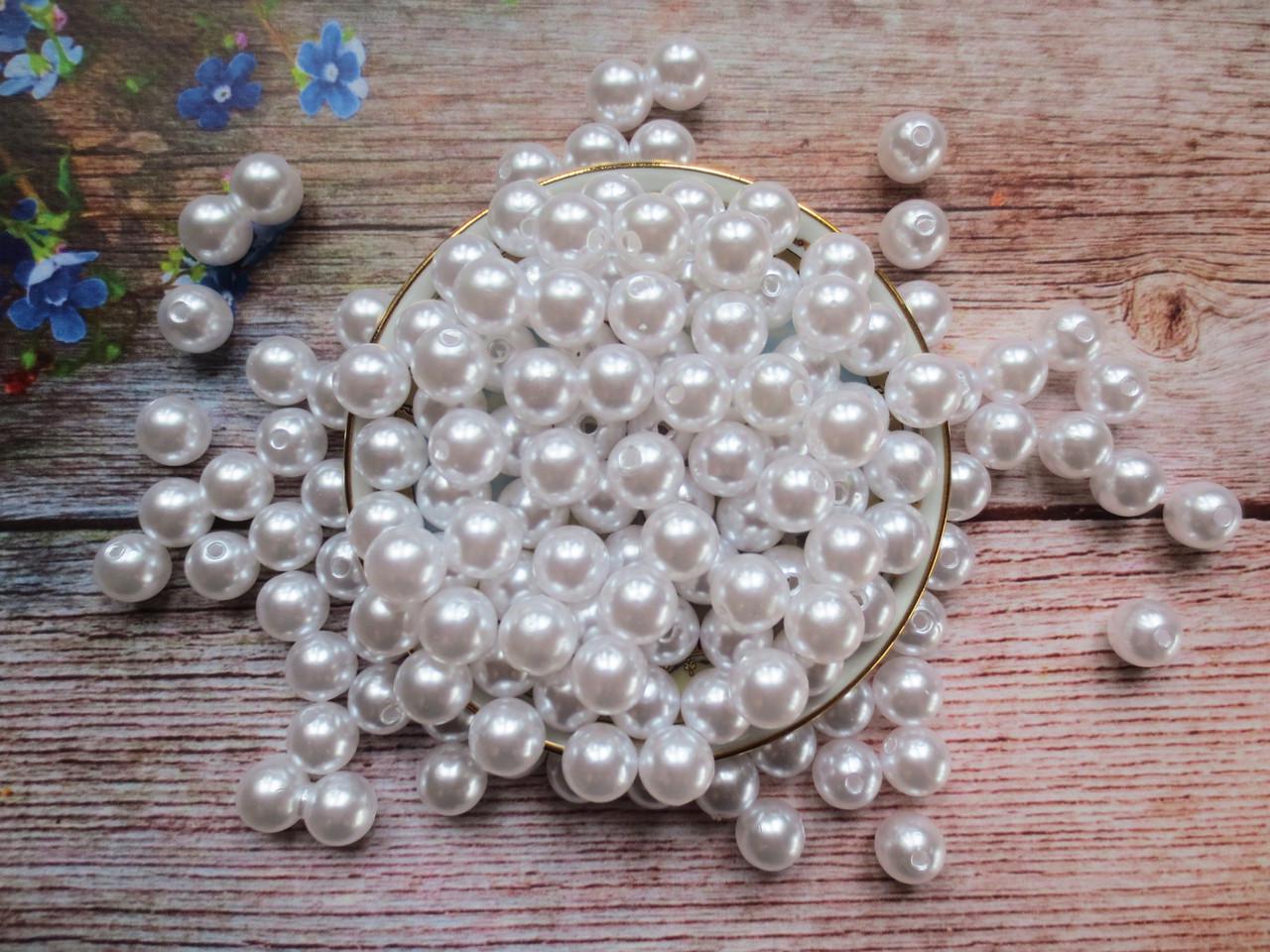 Намистини Перли Акрилові слонова кістка 4 мм 850 шт. (2176014435)