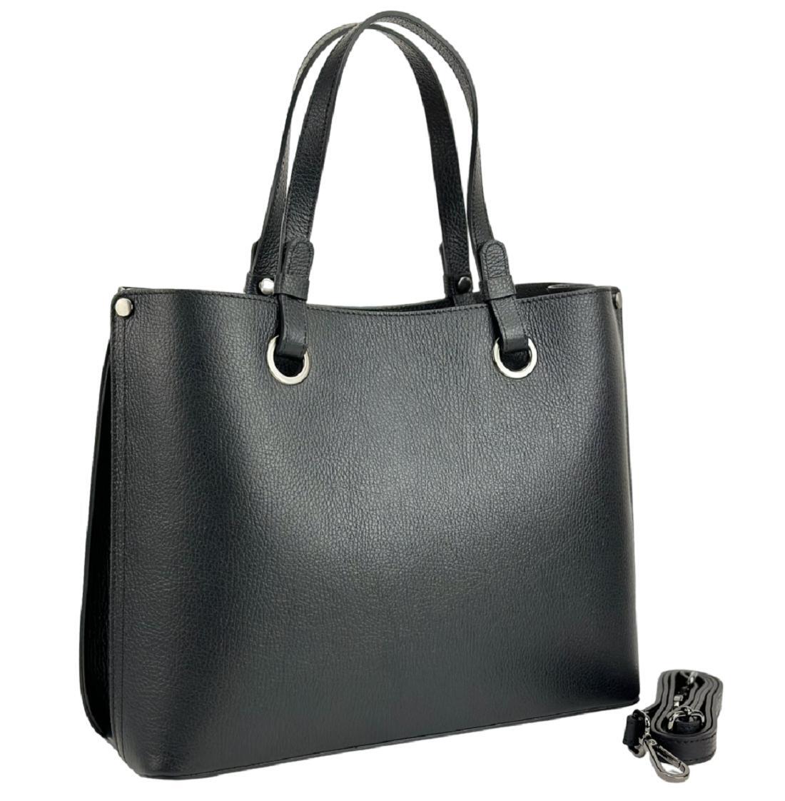 Женская сумка Royal Bag F-IT-7645A кожаная Черный (8001)