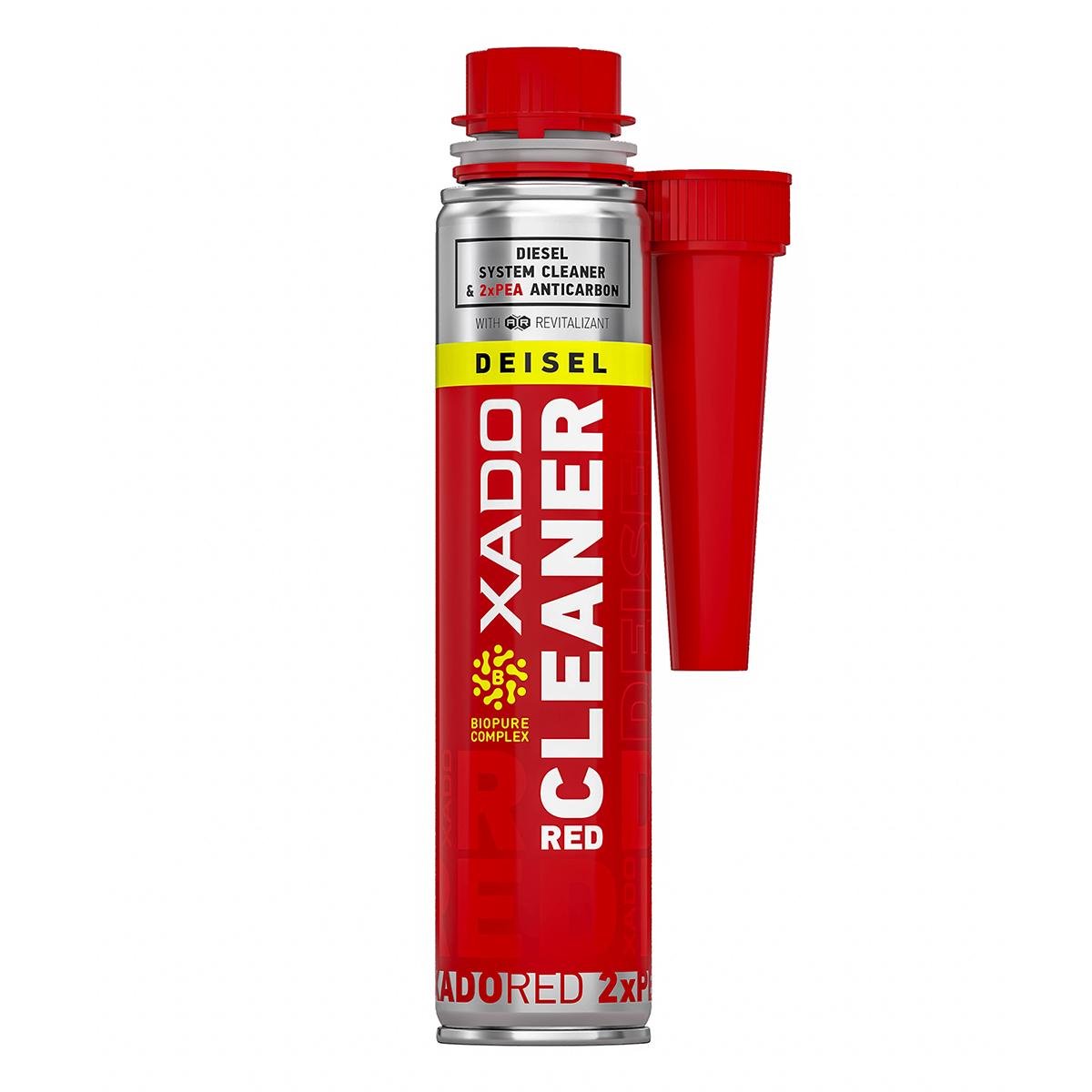 Очиститель топливной системы XADO RED CLEANER с эффектом раскоксования дизель 250 мл