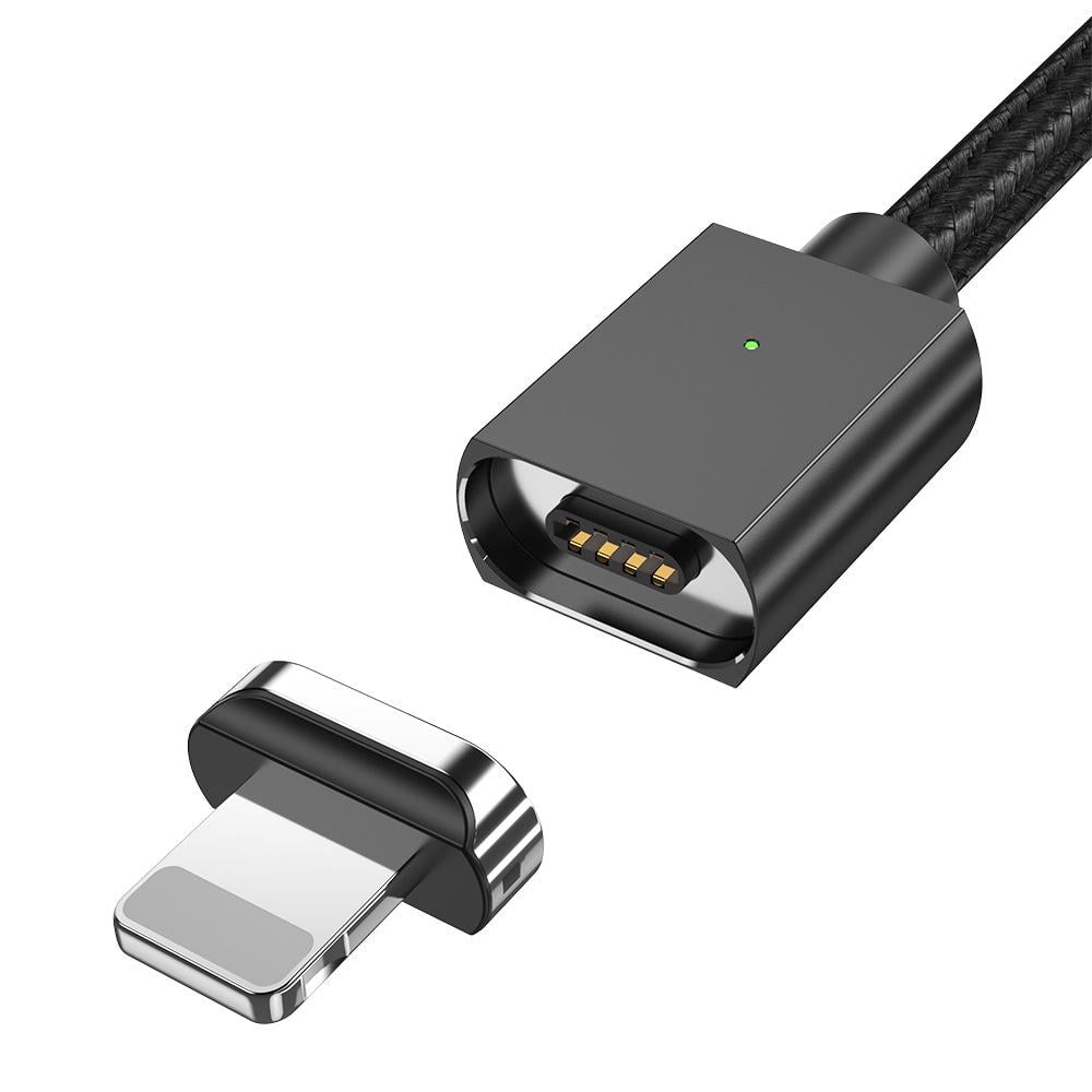 Кабель магнитный Essager USB Lightning 1 м Черный (100190)