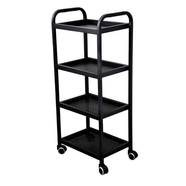 Тележка косметологическая Kompred OL193 на четыре полки Черный (8707593)